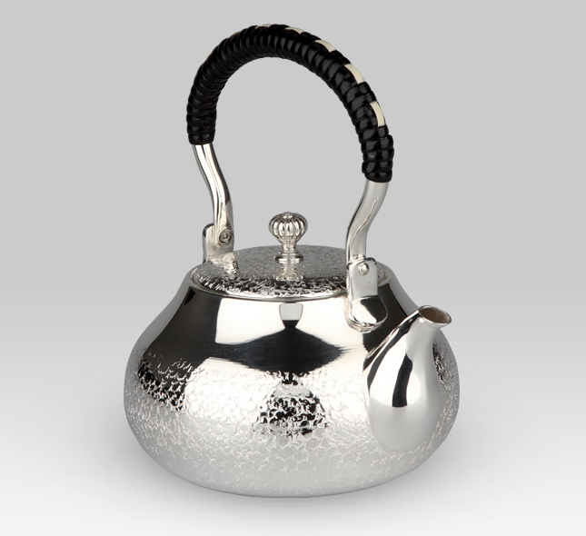 Silver Tea utensils　for warming Sake Kettle