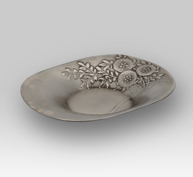 Silver Tea utensils　Chrysanthemum Pattern (5 pieces per set)
